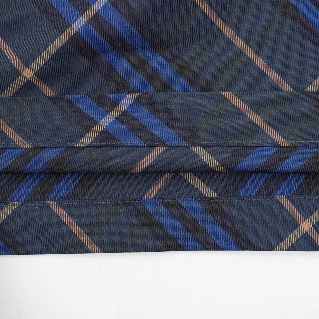 BUR Archive Check Knight Motif Shorts in Navy - 379 - bbr0000379 - Image 8
