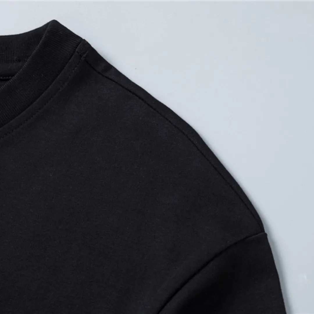 BUR Check Label T-Shirt in Black - 383 - bbr0000383 - Image 9