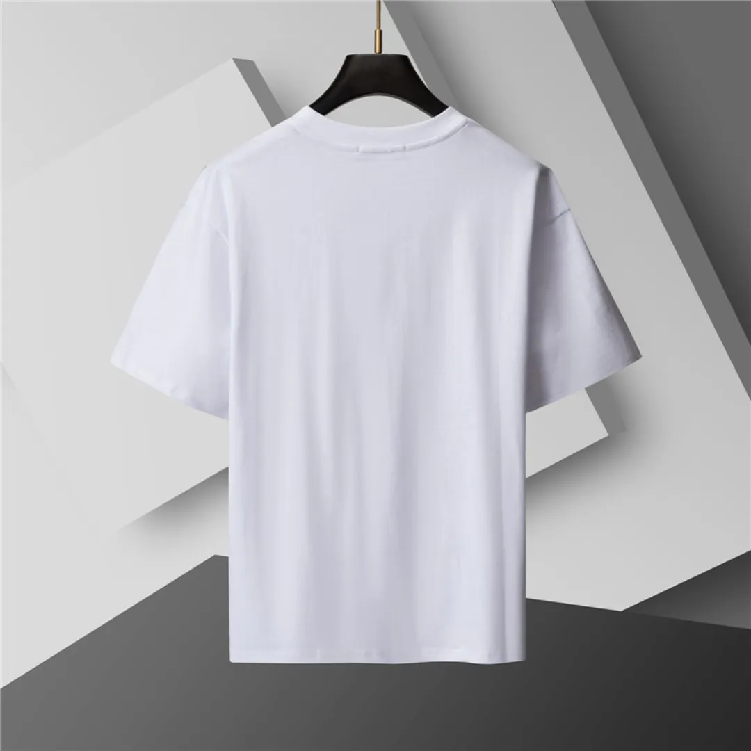 BUR Check Label T-Shirt in White - 384 - bbr0000384 - Image 3