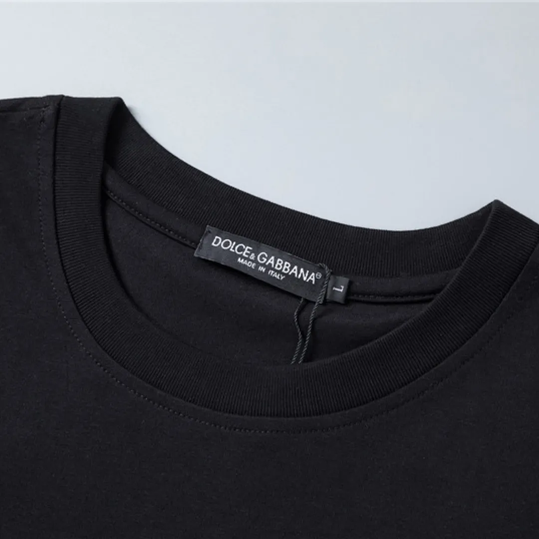 D&G Logo Milano T-shirt in Black - 110 - dng0000110 - Image 8