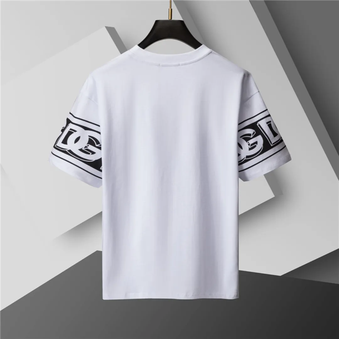 D&G Logo DG Print T-shirt in White - 111 - dng0000111 - Image 3