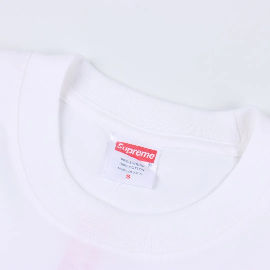 SUP Cross Box Logo T-Shirt in White - 513 - spm0000513 - Image 3
