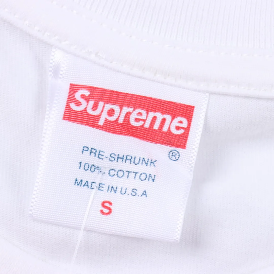 SUP Cross Box Logo T-Shirt in White - 513 - spm0000513 - Image 4