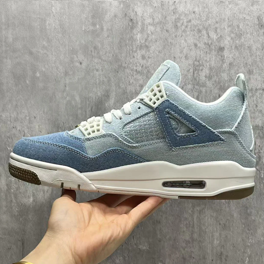 AJ 4 Denim Worn Blue Shoes Sneakers – nk0004418 - Image 13