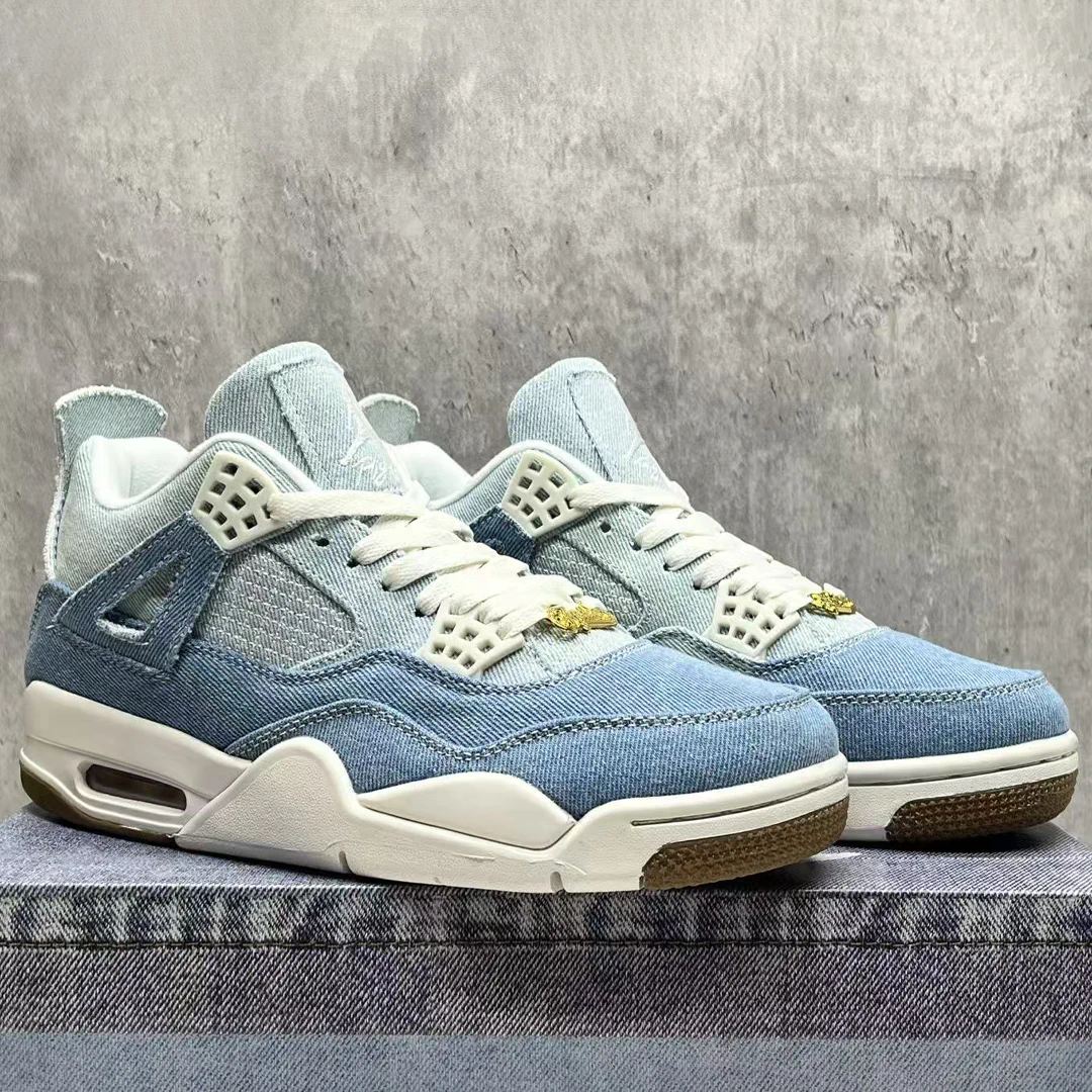 AJ 4 Denim Worn Blue Shoes Sneakers – nk0004418 - Image 7