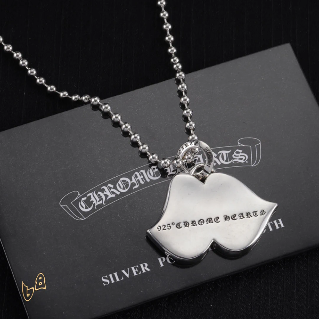 CH Lip Pendant Necklace - CH0007 - Image 2