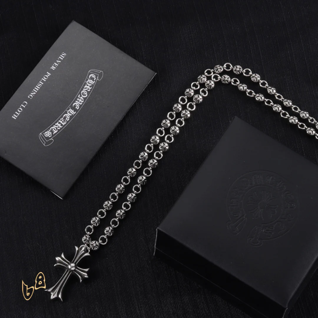CH Cross Pendant Necklace - CH0018 - Image 4