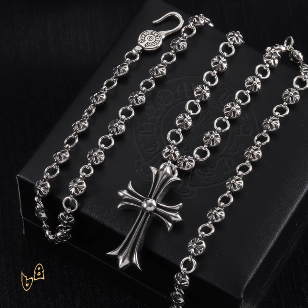 CH Cross Pendant Necklace - CH0018 - Image 3