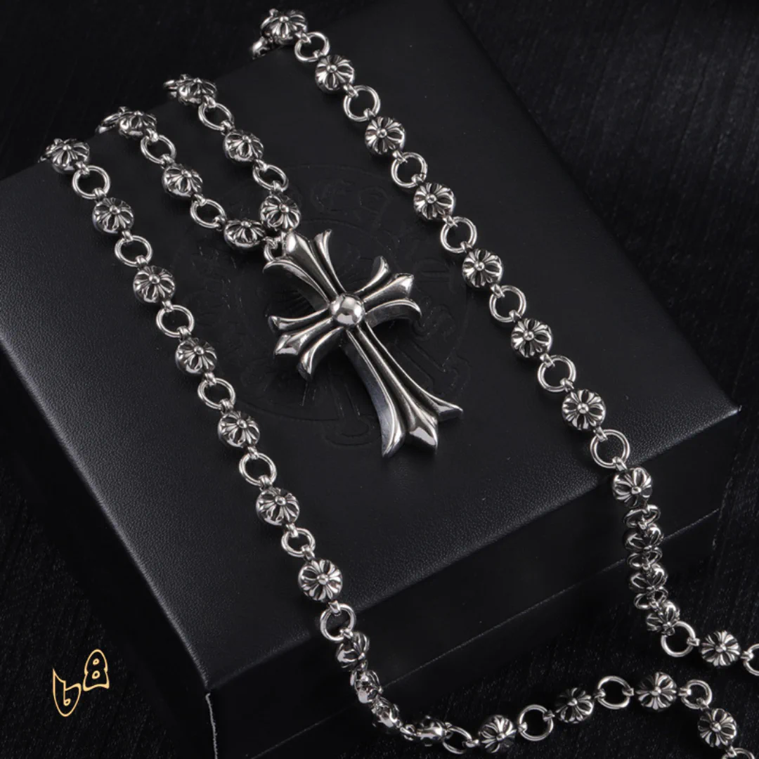 CH Cross Pendant Necklace - CH0018 - Image 2
