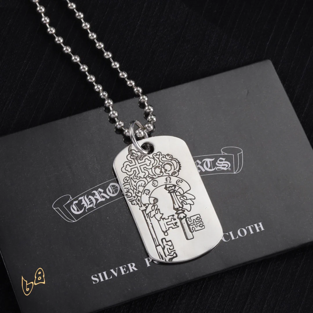 CH Dog Tag Necklace - CH0020 - Image 6