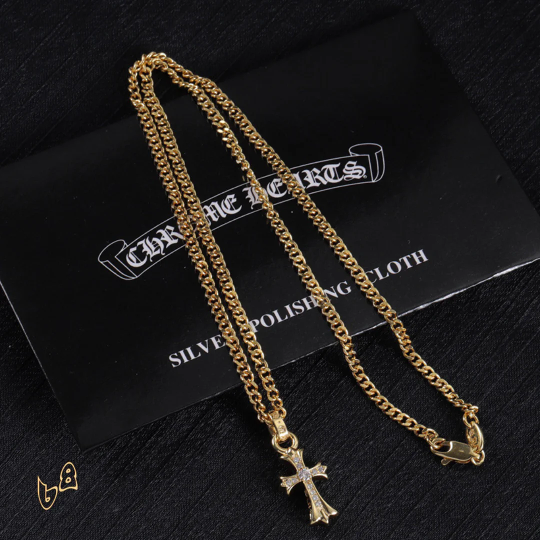 CH Cross Pendant Necklace - CH0026 - Image 3