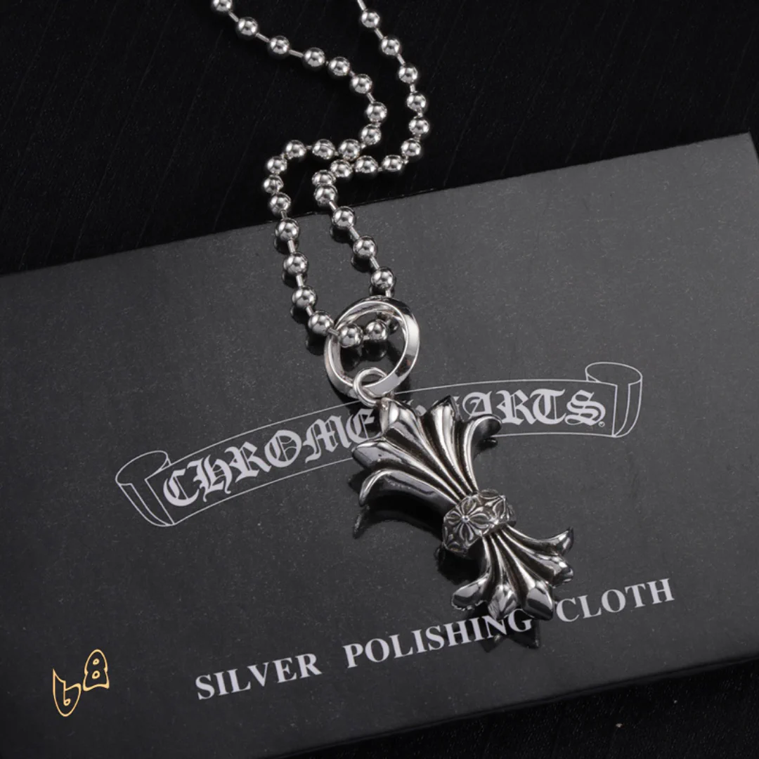 CH Cross Pendant Necklace - CH0029 - Image 2
