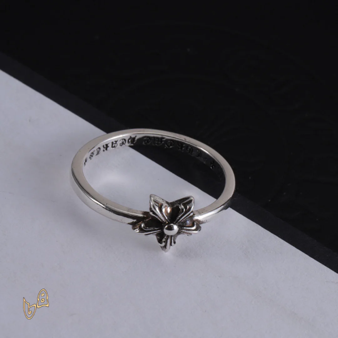 CH Silver Cross Start Ring - CH0083 - Image 2