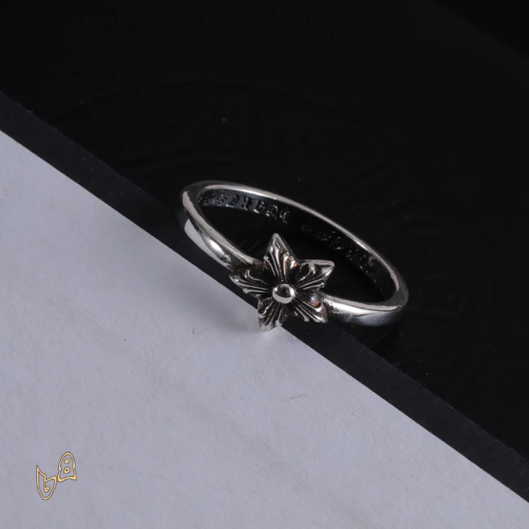 CH Silver Cross Start Ring - CH0083 - Image 5