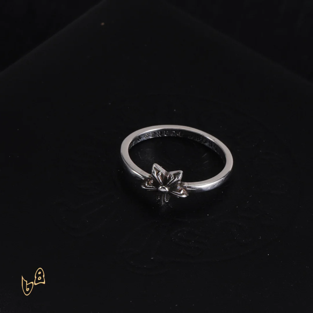 CH Silver Cross Start Ring - CH0083 - Image 4