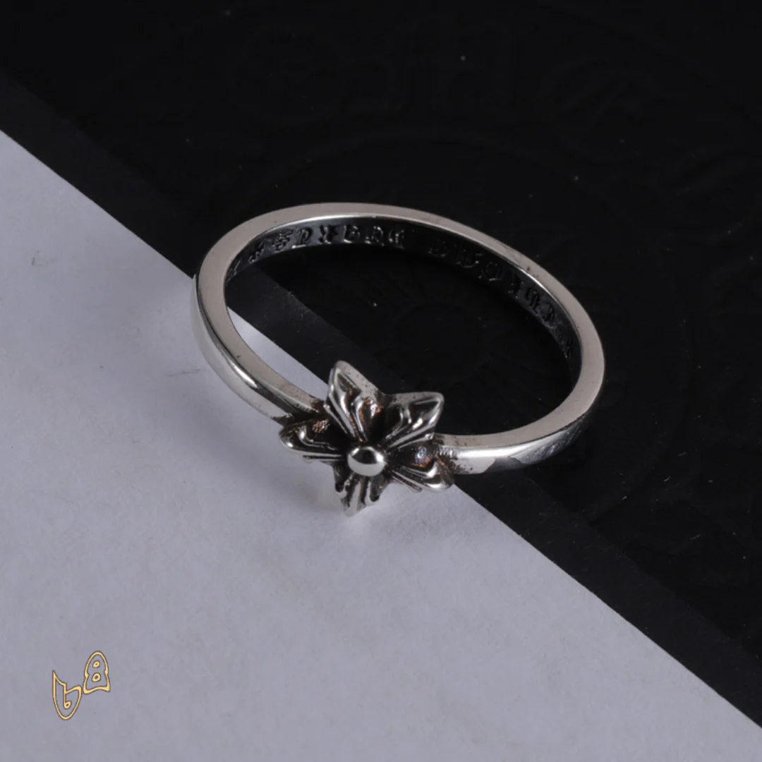 CH Silver Cross Start Ring - CH0083 - Image 6