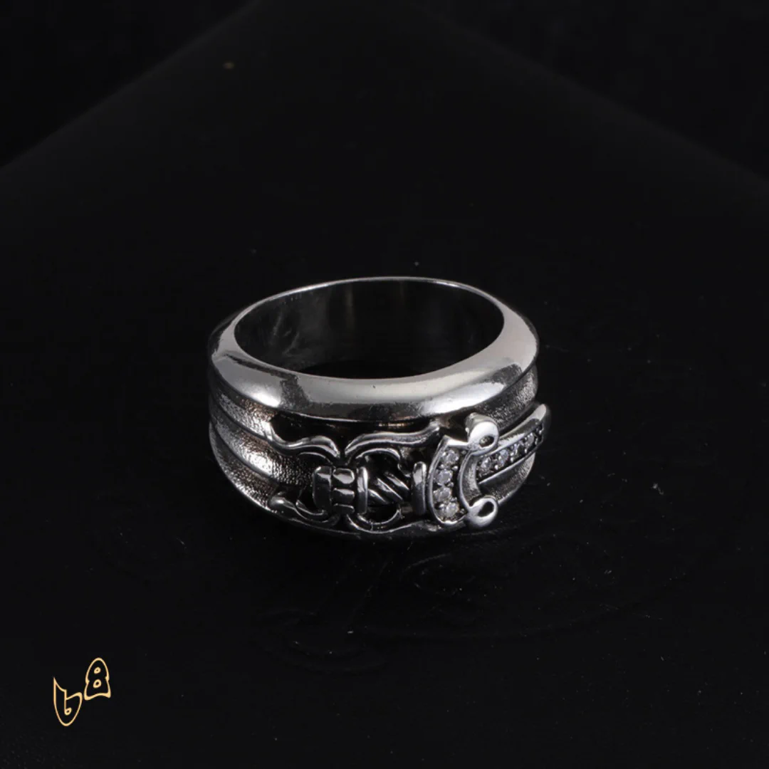 CH Silver Dagger Ring - CH0084 - Image 6