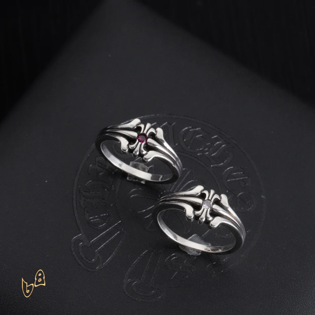 CH Ruby Floral Ring - CH0088 - Image 2