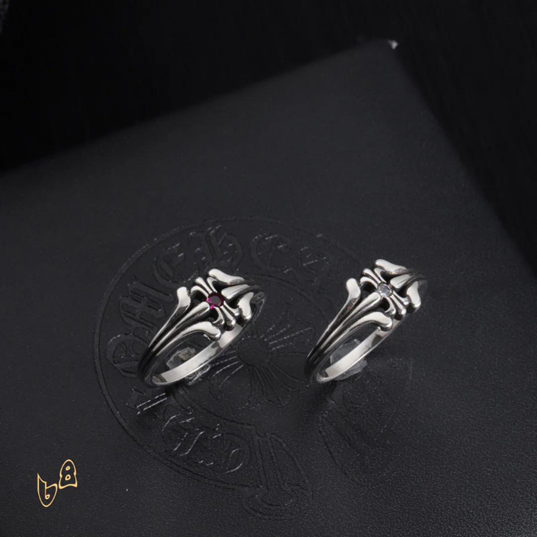 CH Ruby Floral Ring - CH0088 - Image 3