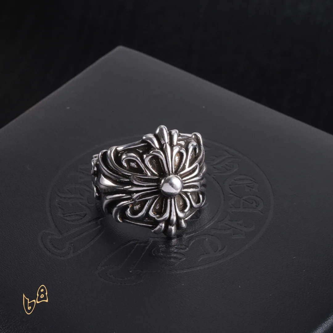CH Cross Flower Ring - CH0091 - Image 6