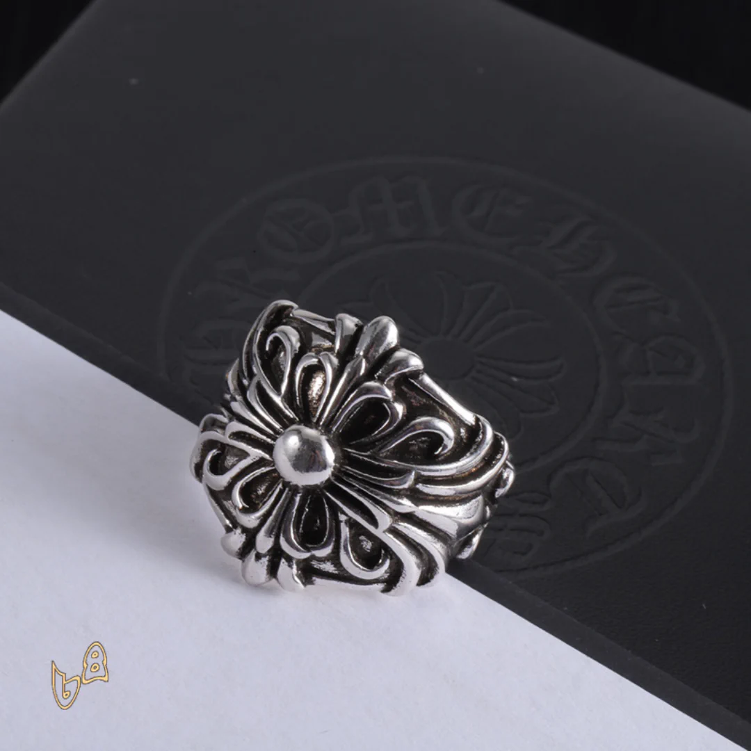 CH Cross Flower Ring - CH0091 - Image 3