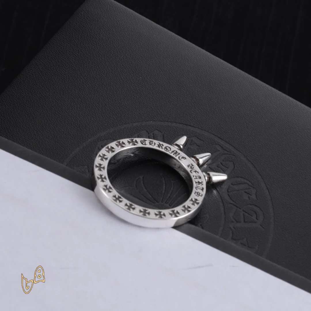 CH Triple Spike Ring - CH0092 - Image 5