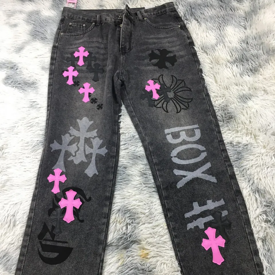 CH Cross Patch Jeans - CH0130 - Image 4