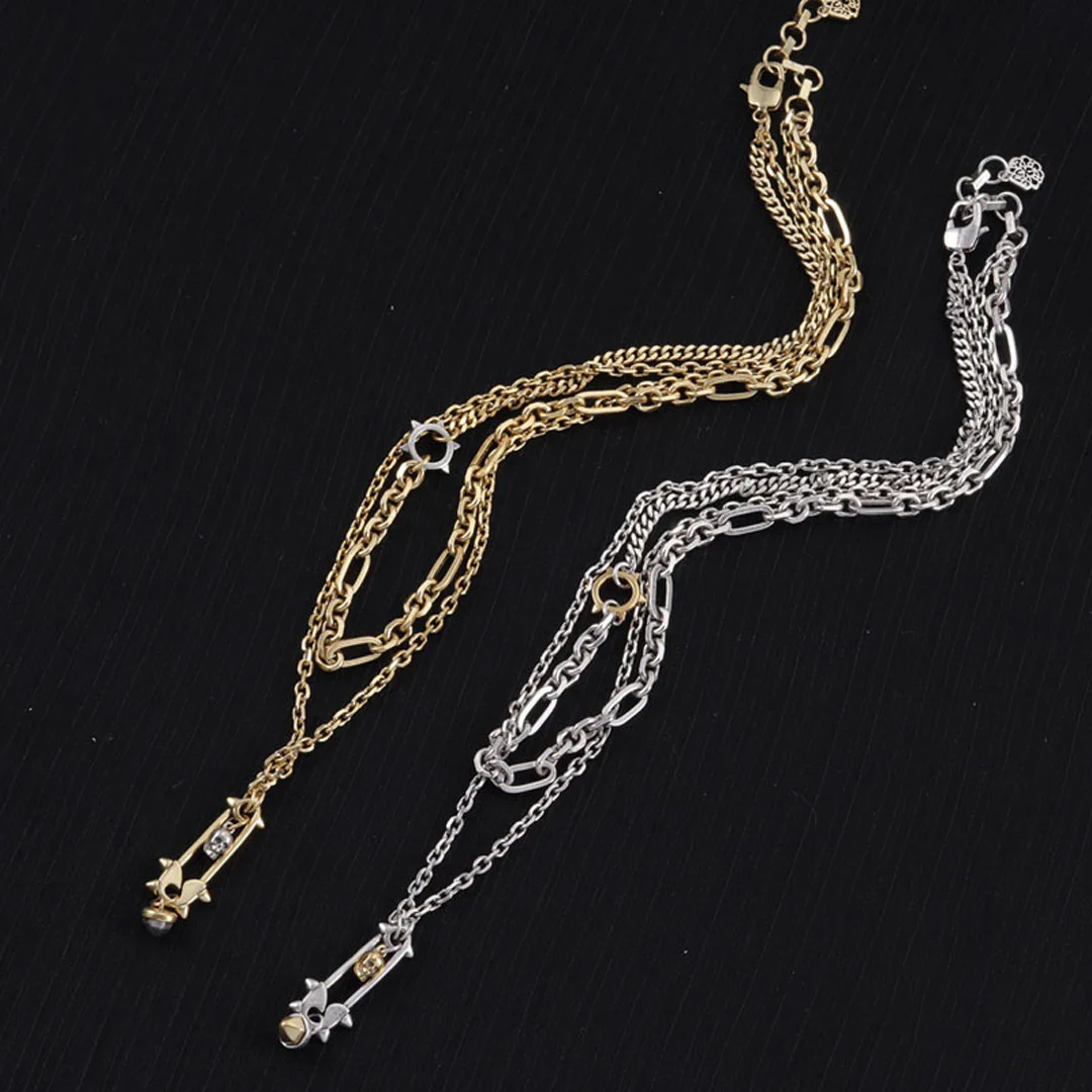 McQueen Safety Pin Necklace - MC0007 - Image 6
