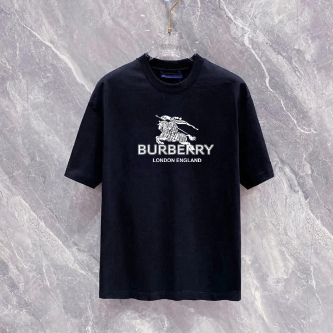 BUR Logo-Print Cotton T-Shirt - BUR0016 - Image 6