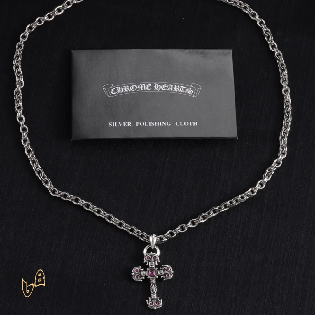 CH Cross Pendant Necklace - CH0037 - Image 10