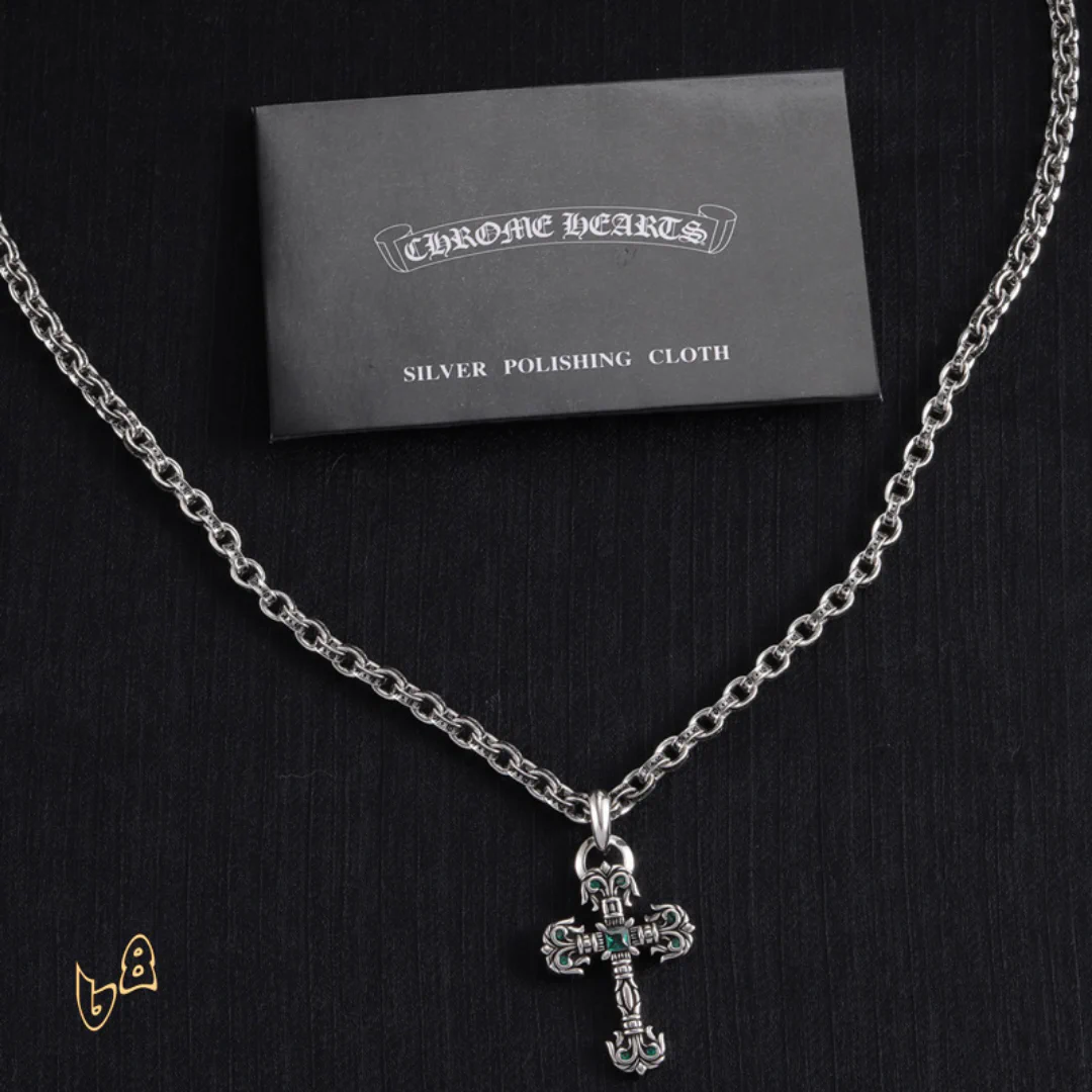 CH Cross Pendant Necklace - CH0037 - Image 5