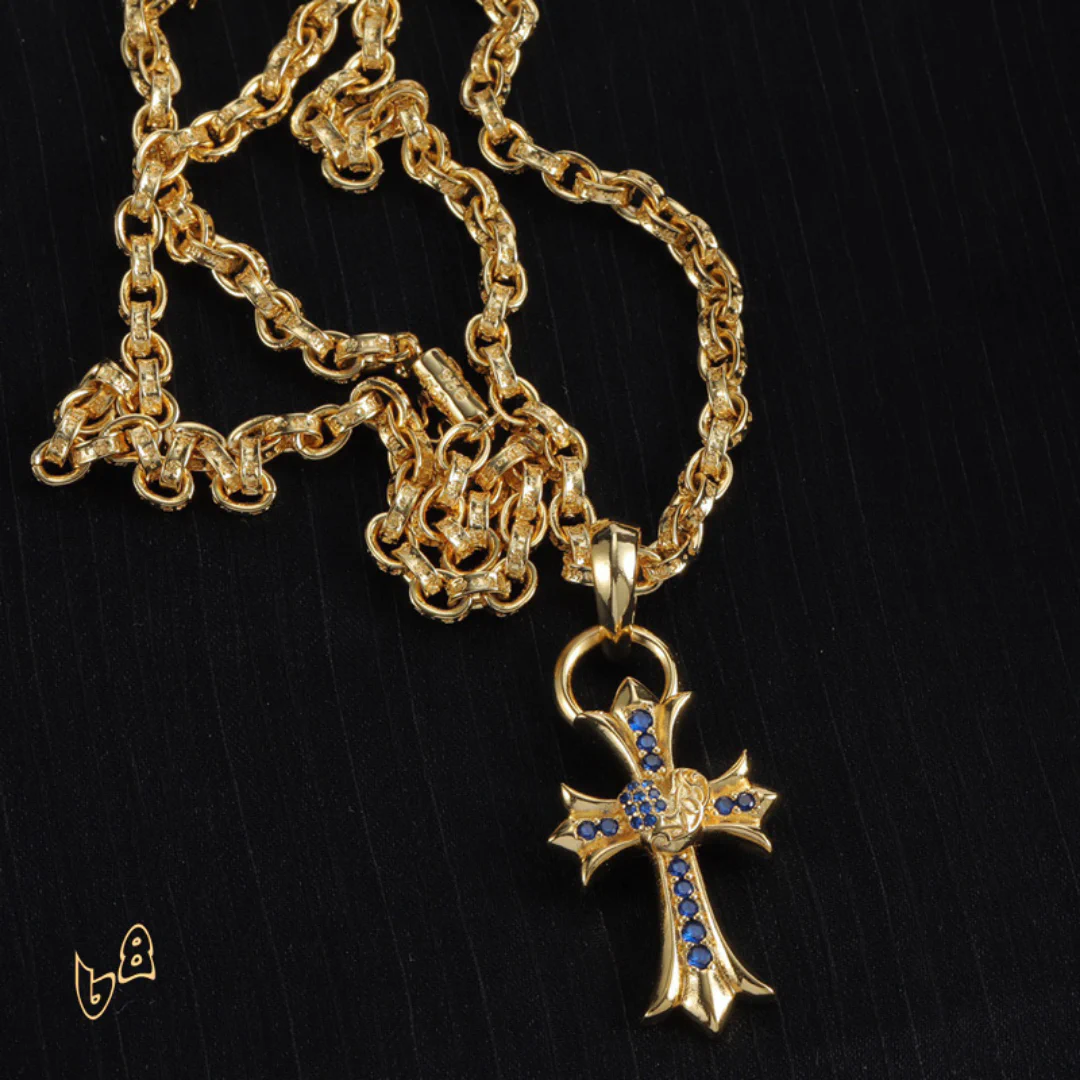 CH Cross Pendant Necklace - CH0047 - Image 6