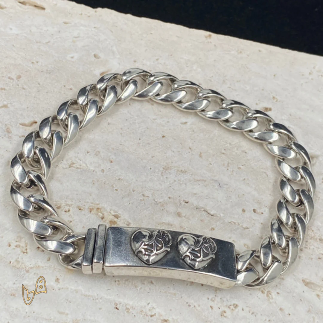CH Fancy Link Curb Chain Bracelet - CH0052