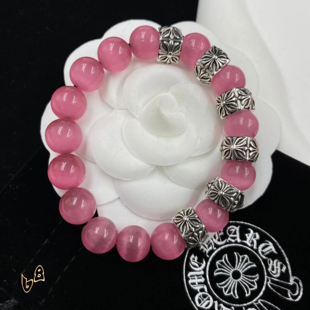 CH Pink Tiger Eye Stone Bracelet - CH0055 - Image 3