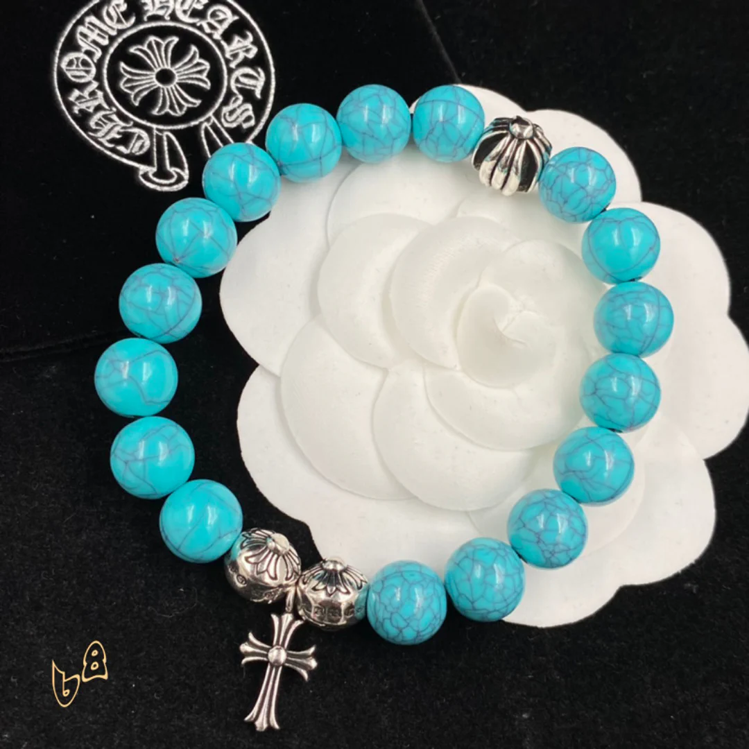 CH Blue Tiger Eye Stone Bracelet - CH0056 - Image 3