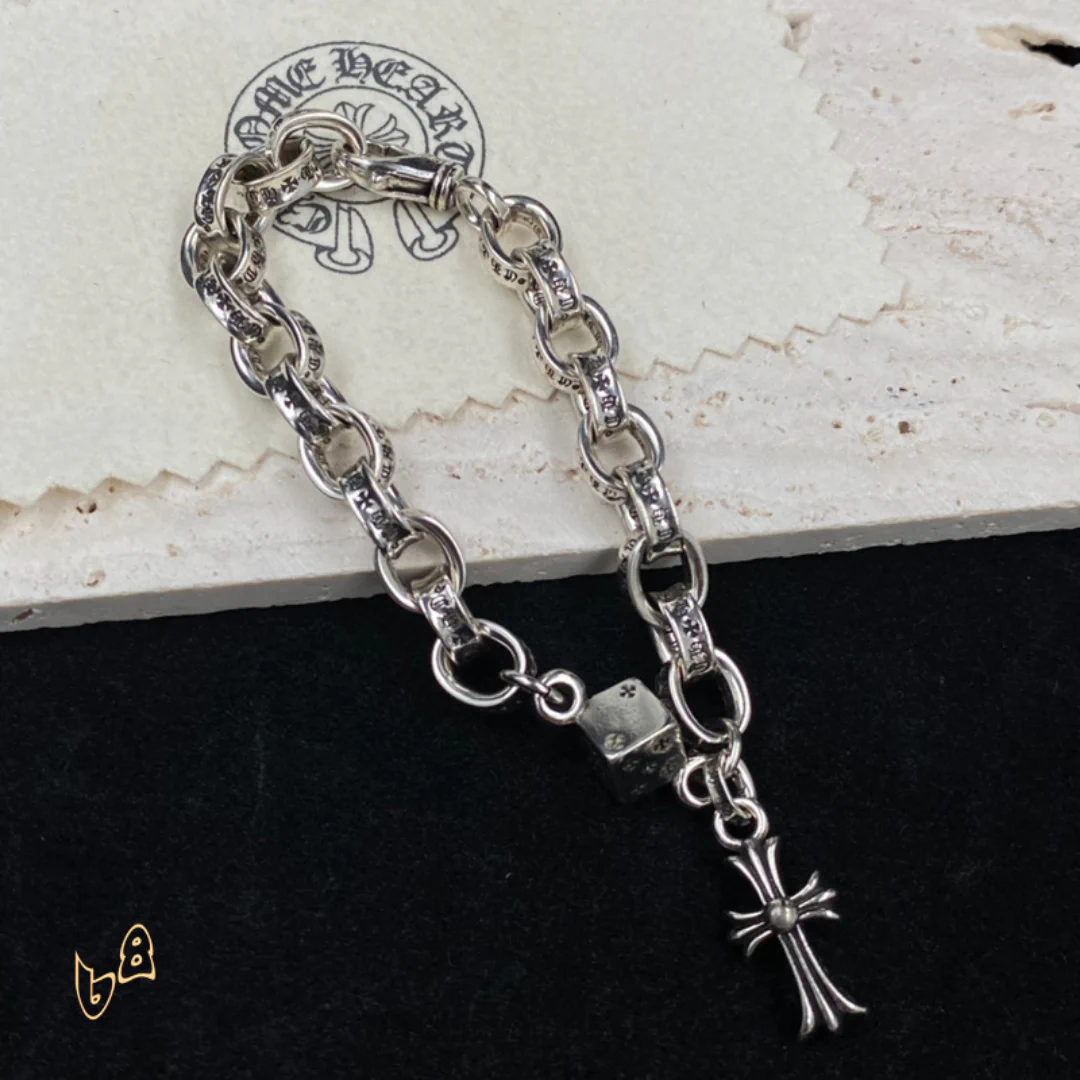 CH Cross Dice Bracelet - CH0061 - Image 4