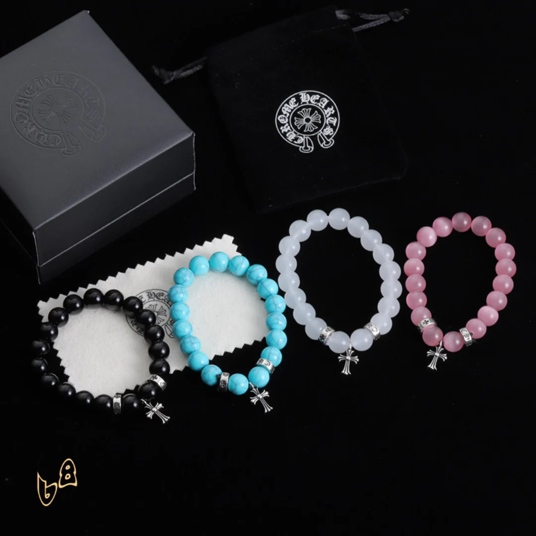 CH Beaded Cross Bracelet - CH0070 - Image 6