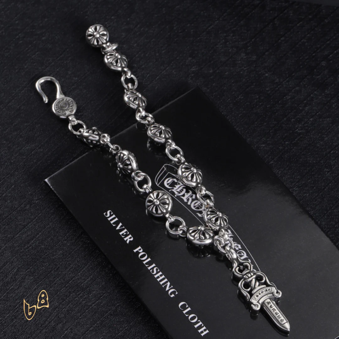 CH Cross Flower Ball Bracelet - CH0072 - Image 5