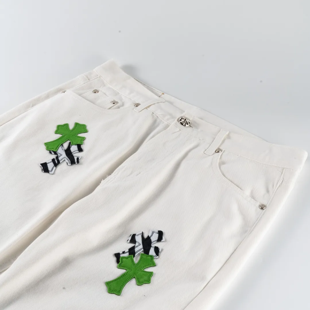 CH Cross Patch Jeans - CH0109 - Image 3