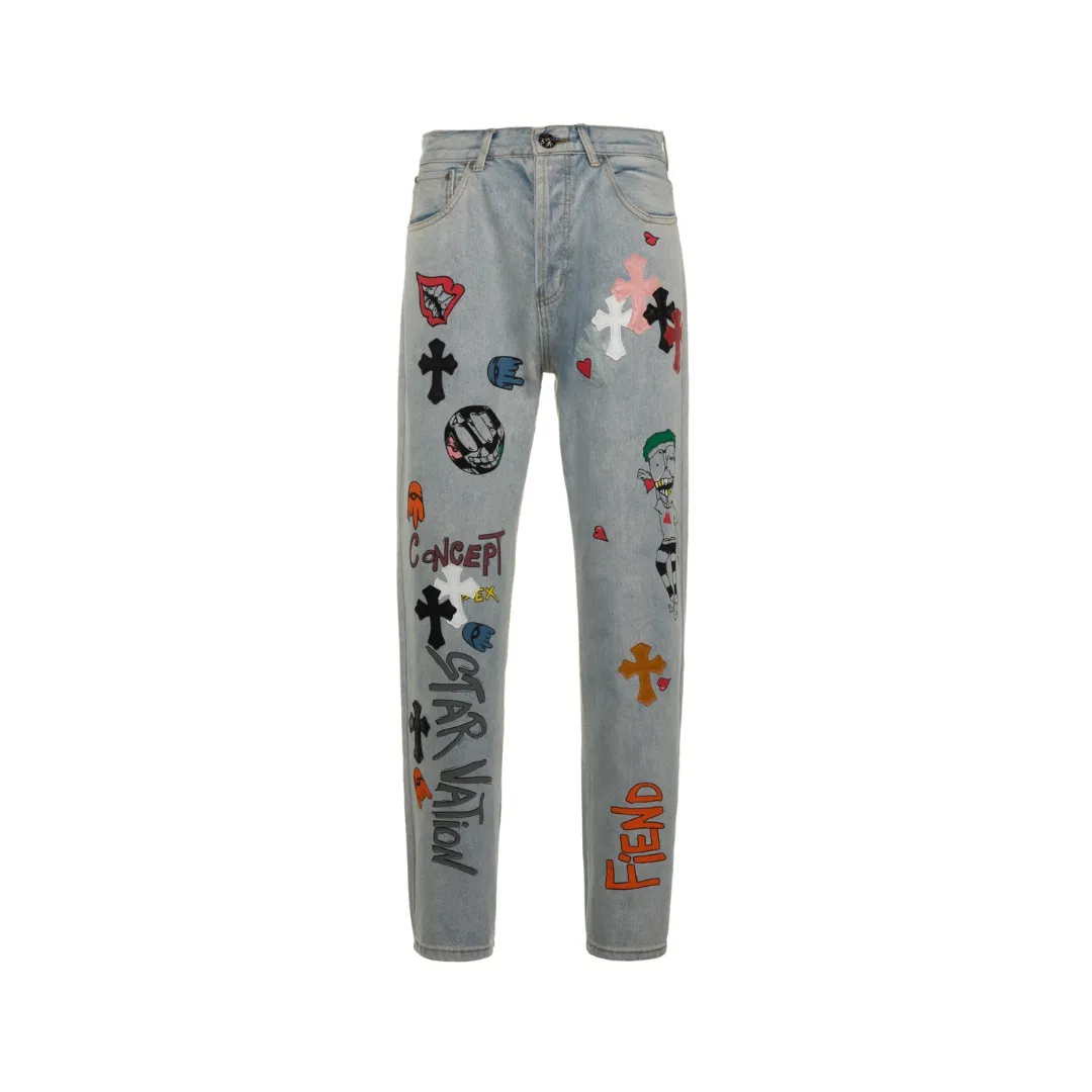 CH Cross Patch Jeans - CH0114