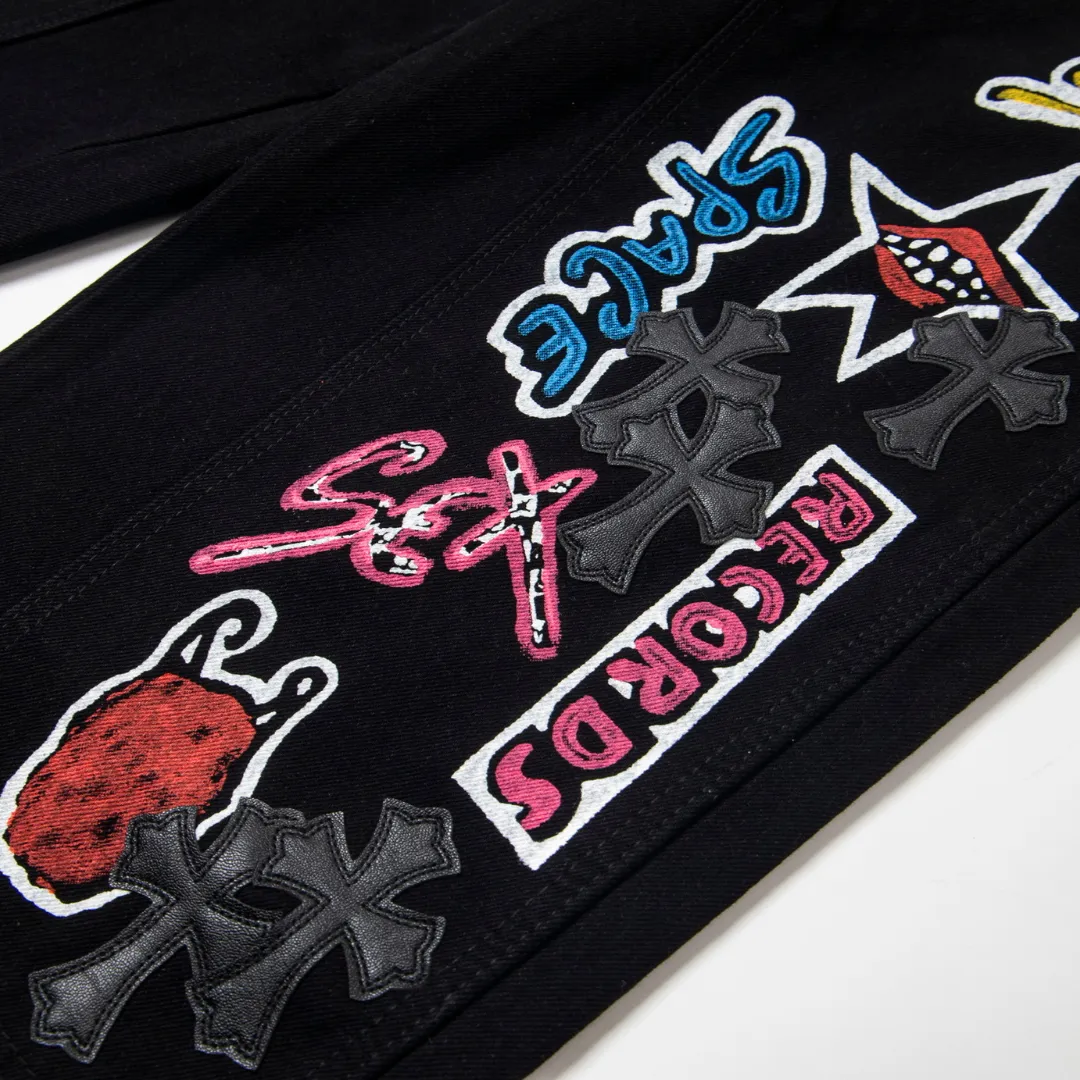 CH Cross Patch Jeans - CH0115 - Image 8
