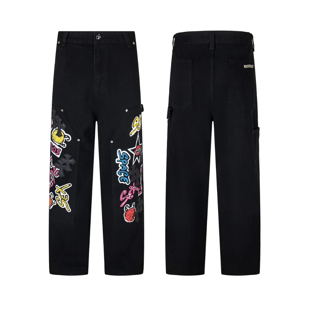 CH Cross Patch Jeans - CH0115 - Image 3