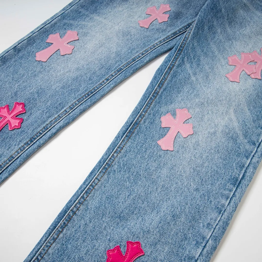 CH Cross Patch Jeans - CH0124 - Image 9
