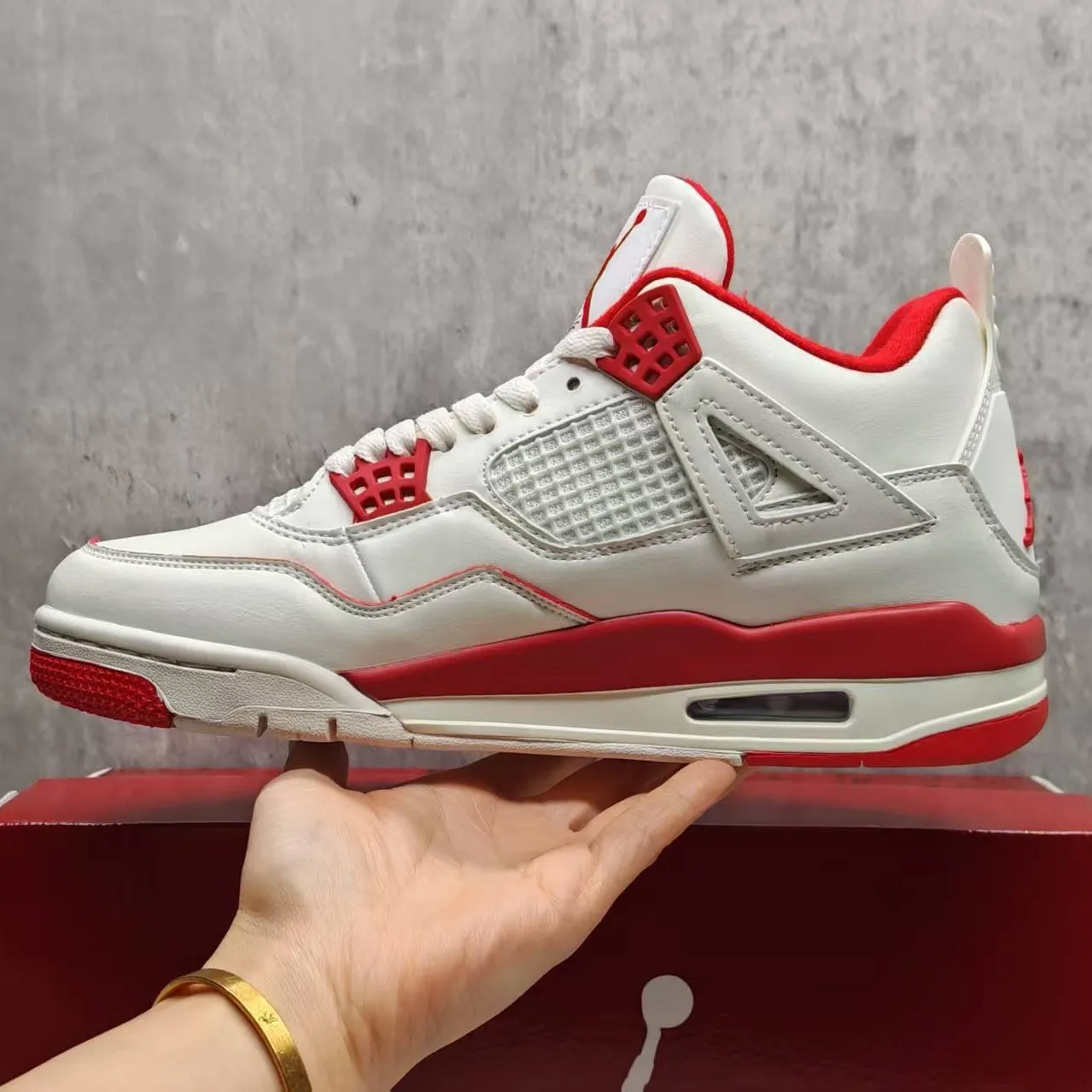 AJ 4 Sierra Red Shoes Sneakers - nk0004667 - Image 12
