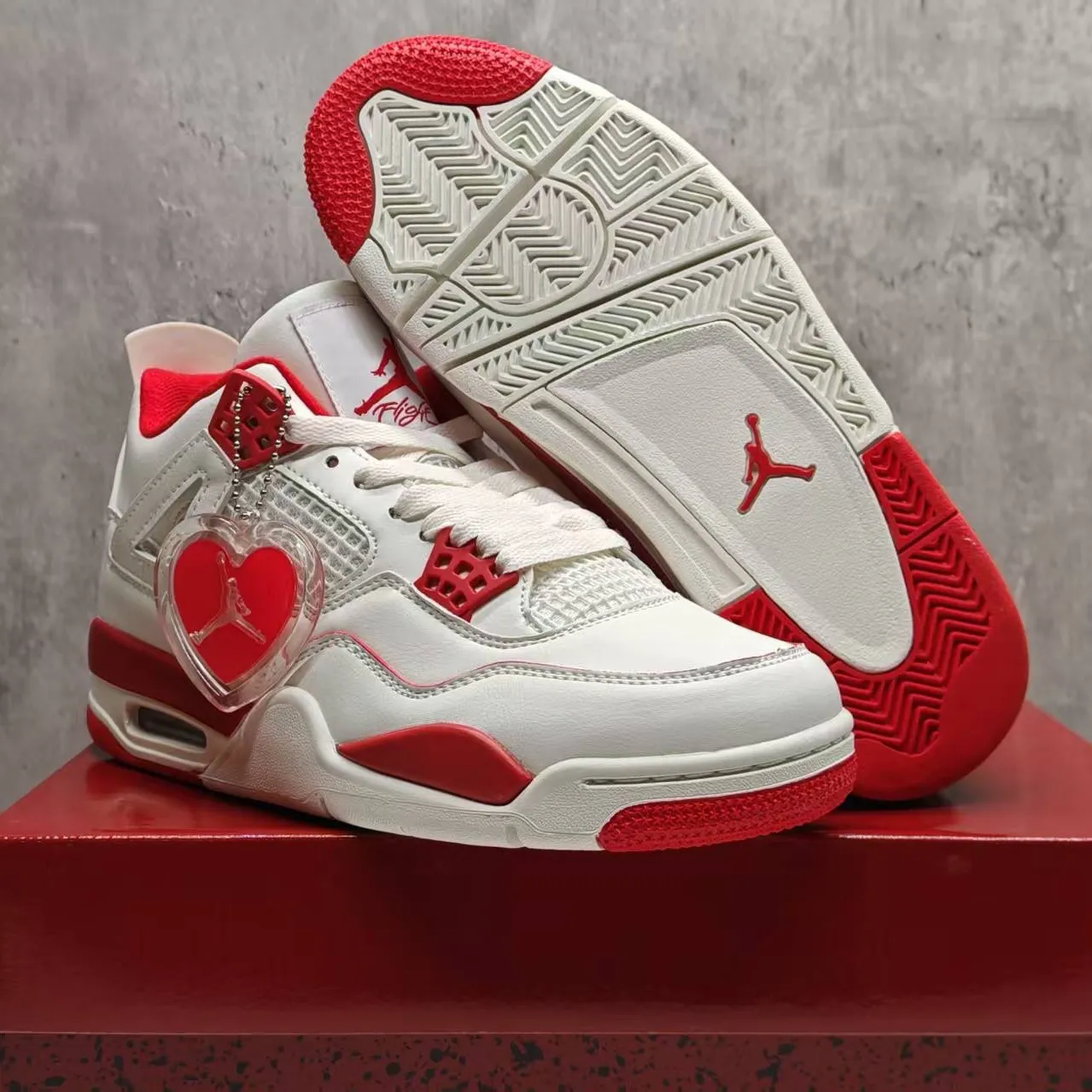 AJ 4 Sierra Red Shoes Sneakers - nk0004667 - Image 7