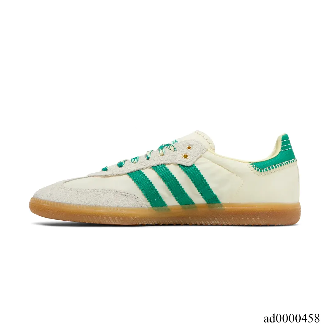 Wales Bonner x AD Samba Cream White Bold Green Shoes Sneakers - ad0000458 - Image 2