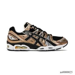 AS Gel Nimbus 9 Frosted Almond Black Shoes Sneakers - as0000025