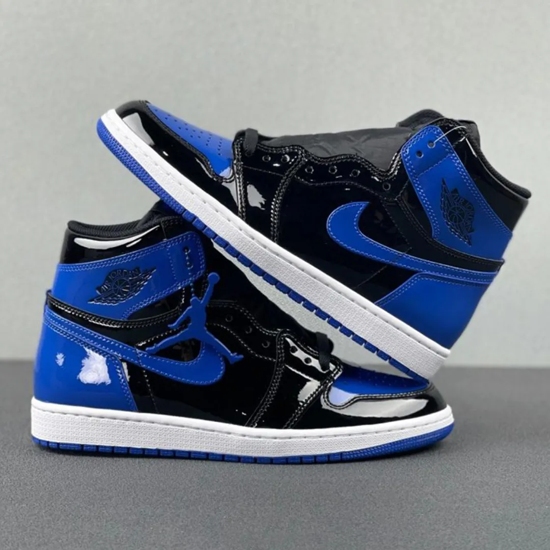 AJ 1 High OG Patent Royal Blue Shoes Sneakers – nk0004694 - Image 6