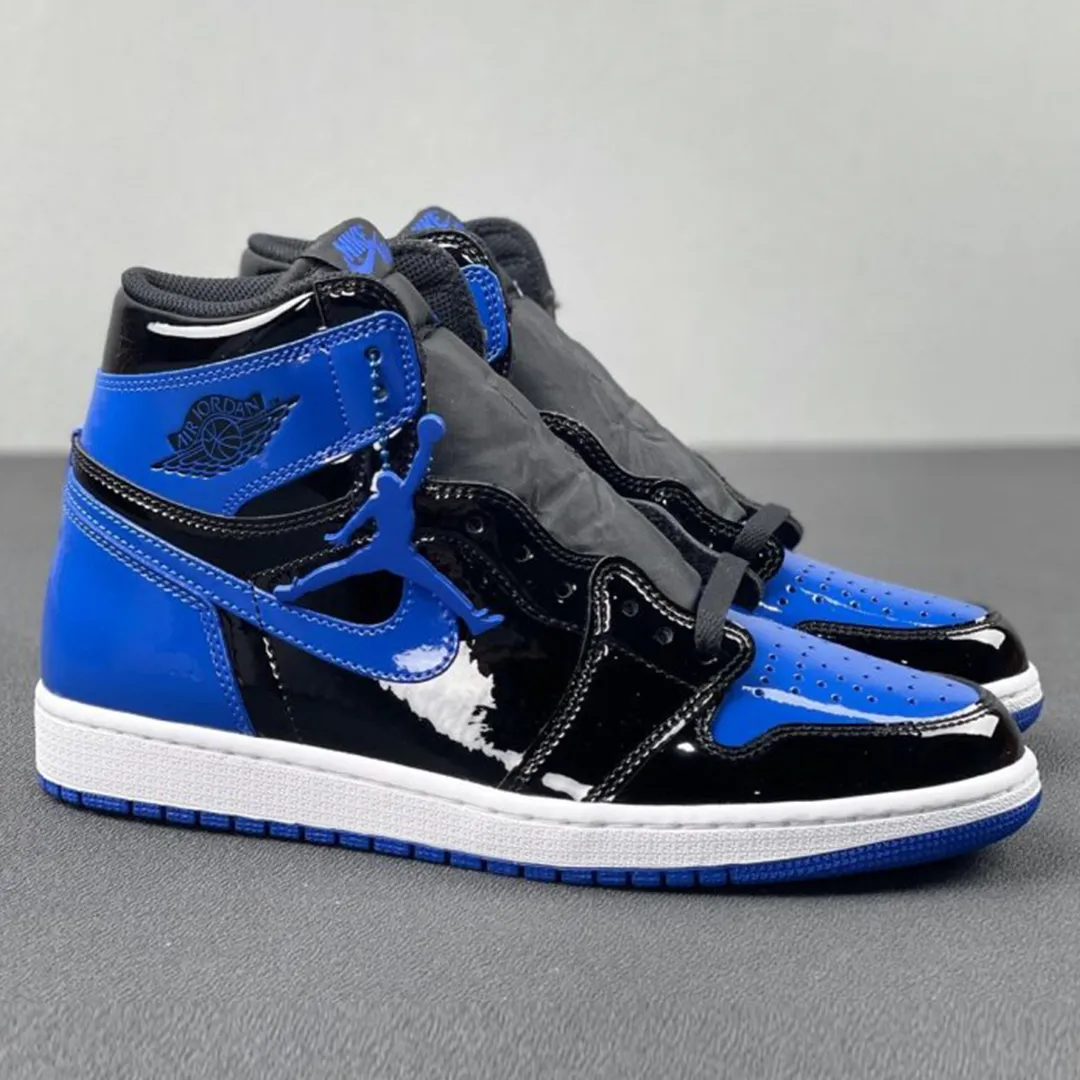 AJ 1 High OG Patent Royal Blue Shoes Sneakers – nk0004694 - Image 3