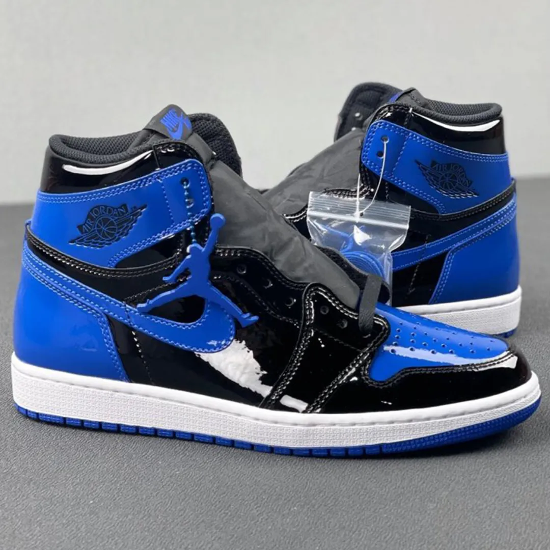 AJ 1 High OG Patent Royal Blue Shoes Sneakers – nk0004694 - Image 4